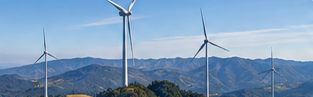 Industrial wind farm